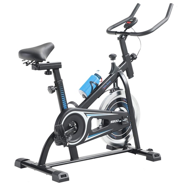 Alpha Sports Indoor Stationary Belt Drive Exercise Cycling Bike