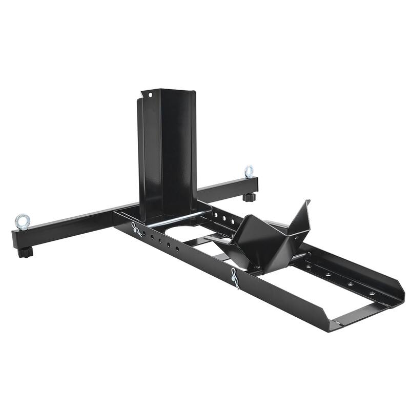 Motorcycle Wheel Chock Upright, 1800 lbs Capacity Heavy-duty Steel Motorcycle Front Wheel Stand with Adjustable Holes - 15"-22"