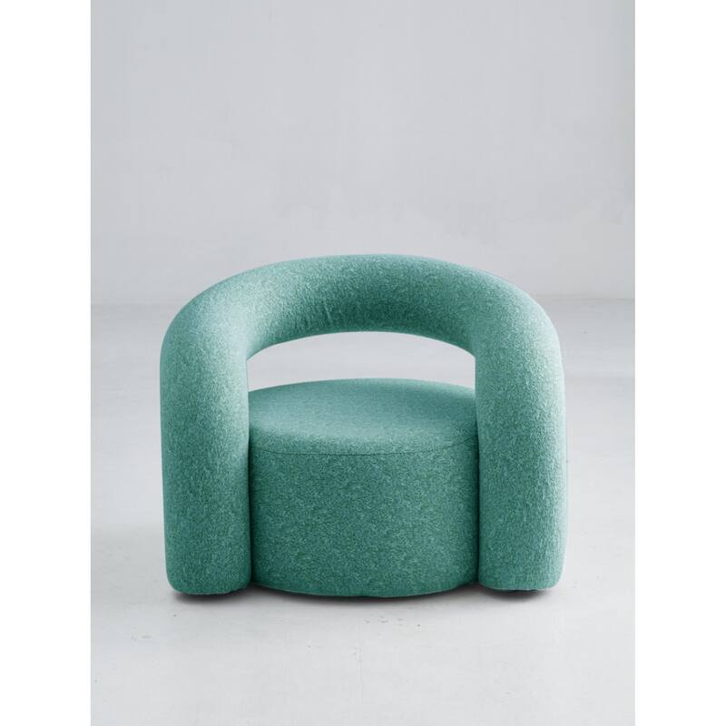 Mogg 3d Fabric Accent Chair - Turquoise