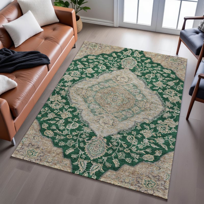 Premium Washable Super Soft Classic Traditional Mayfield Rug