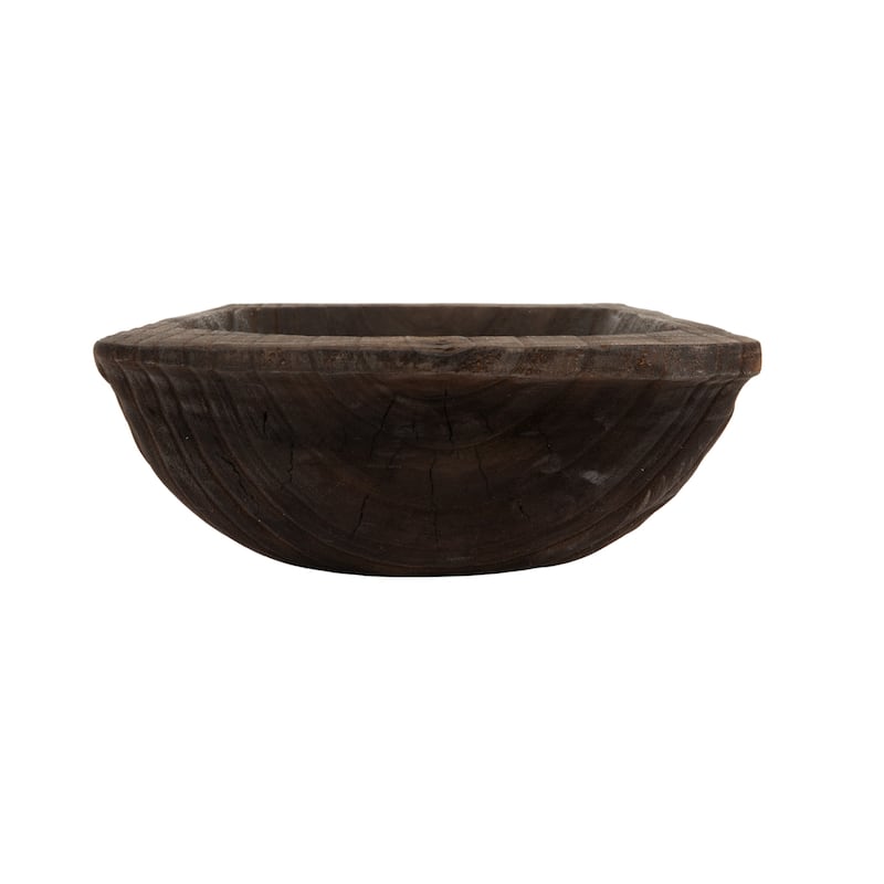 Decorative Paulownia Wood Tray Bowl