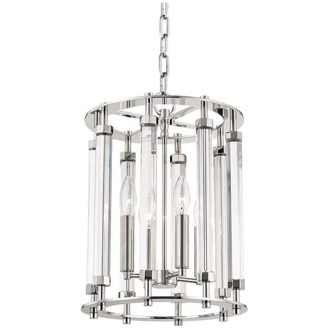 Hudson Valley Lighting Haddon 4 Light 12" Wide Crystal Chandelier - Polished Nickel