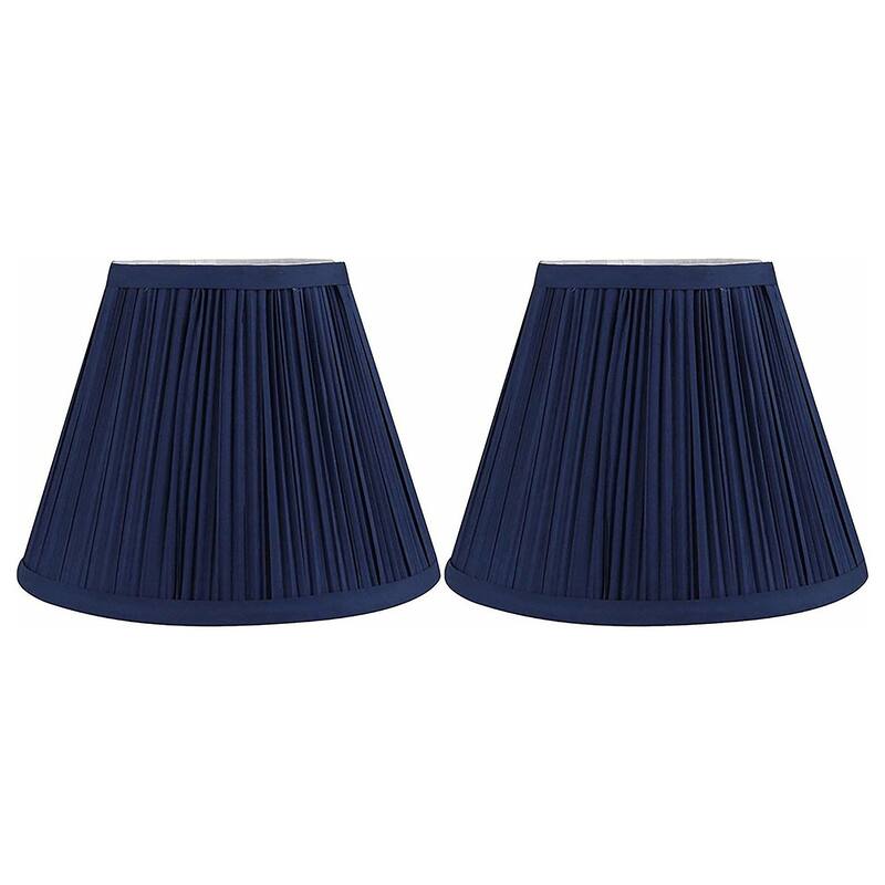Softback Mushroom Pleated Lamp Shade, 5 inch Top, 9 inch Bottom, 7 inch Slant