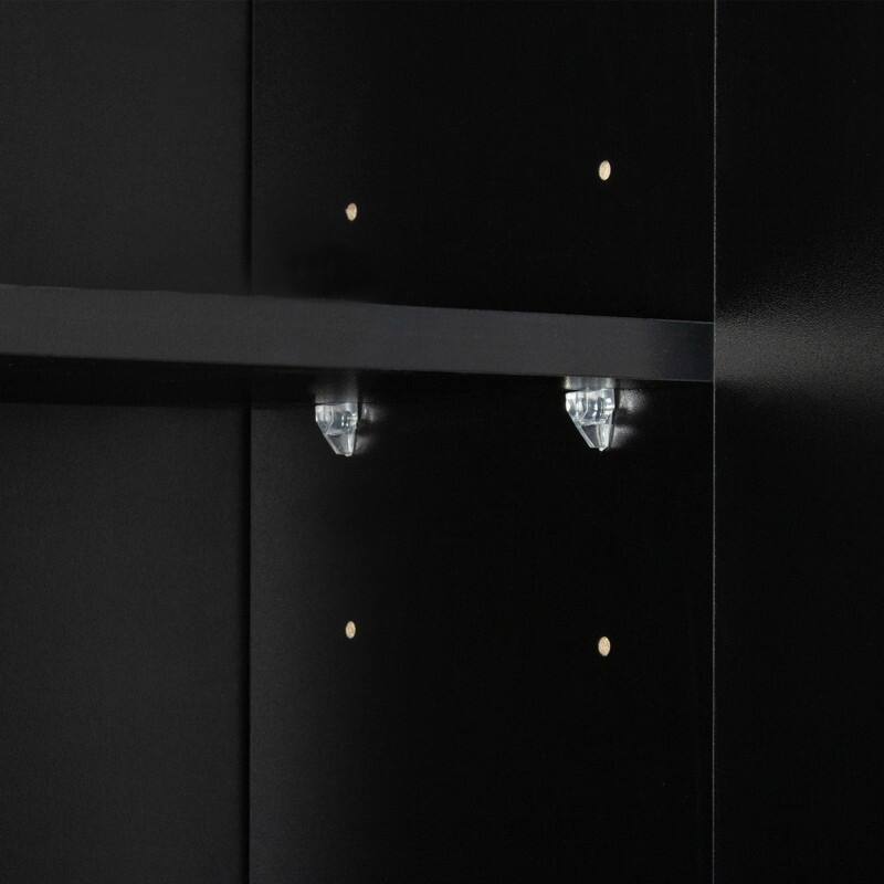 70.87" Tall Wardrobe& Kitchen/ Entryway Cabinet, with 6-Doors, 1-Open Shelves and 1-Drawer for Bedroom, Entryway and Dining Room