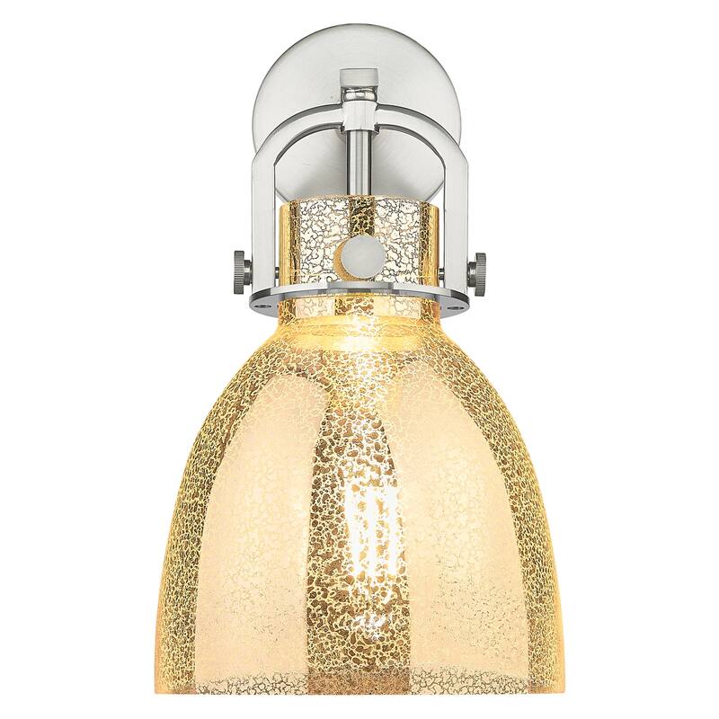 Innovations Lighting 410-1W-G412-8ME Newton Bell 14" Tall Bathroom