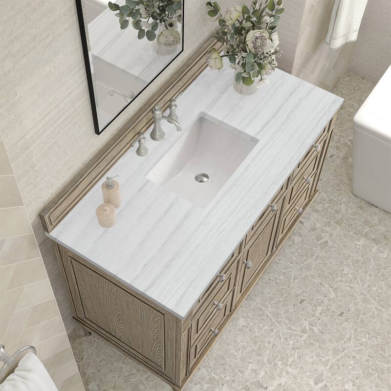 James Martin Vanities 424-V48-3AF Lorelai 48" Single Basin Wood Vanity