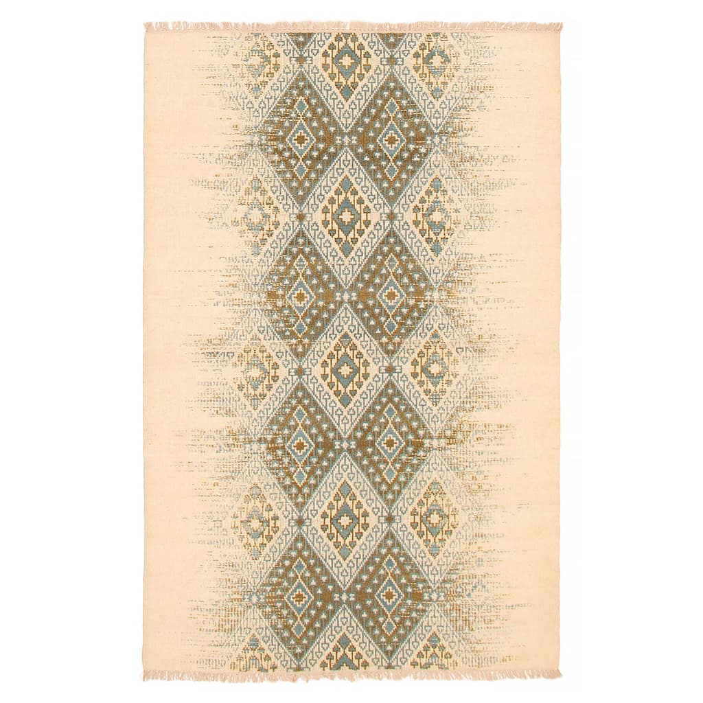 Ankara FW Cream Kilim 5'1" x 7'8" - 5'1 x 7'8