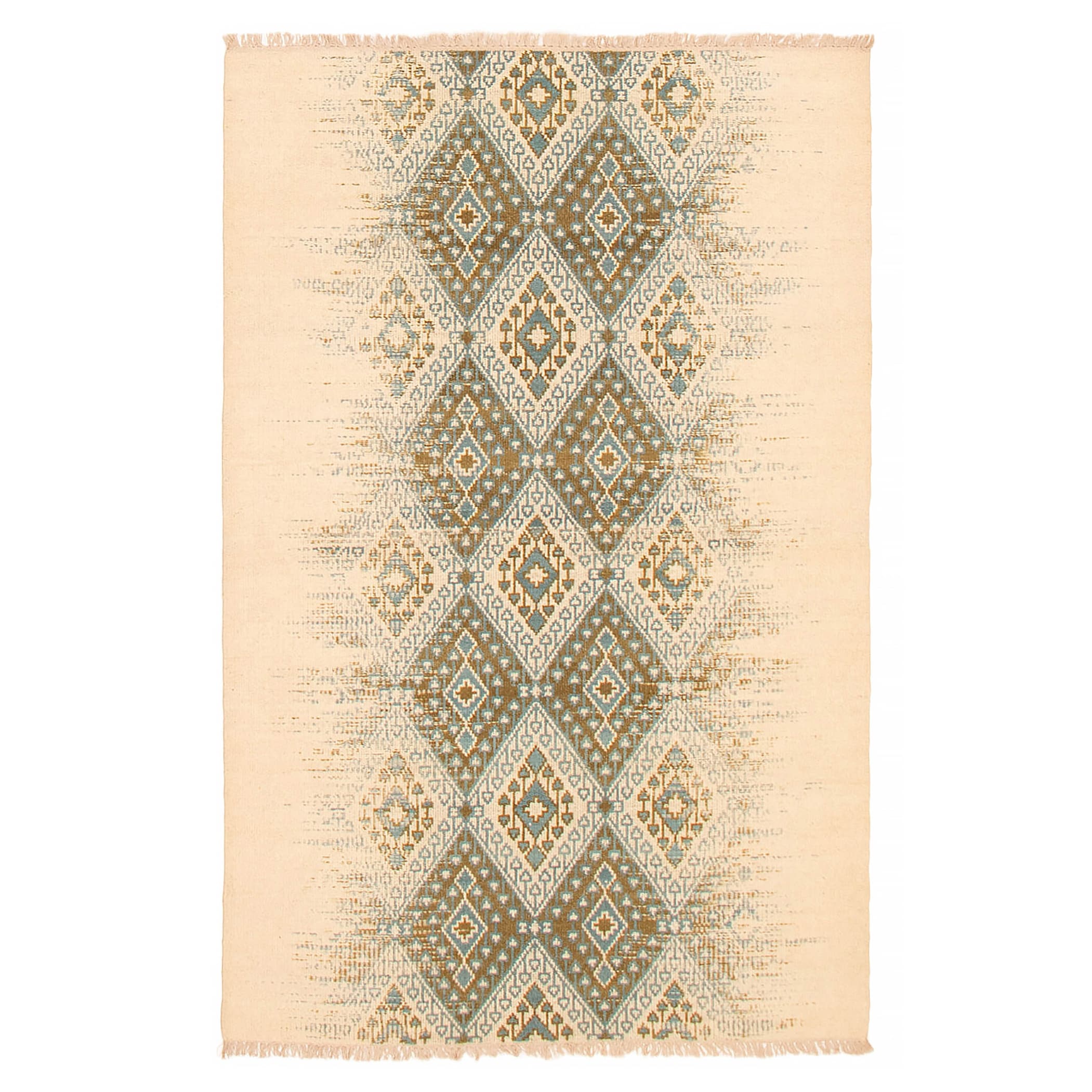 Ankara FW Cream Kilim 5'1" x 7'8" - 5'1 x 7'8