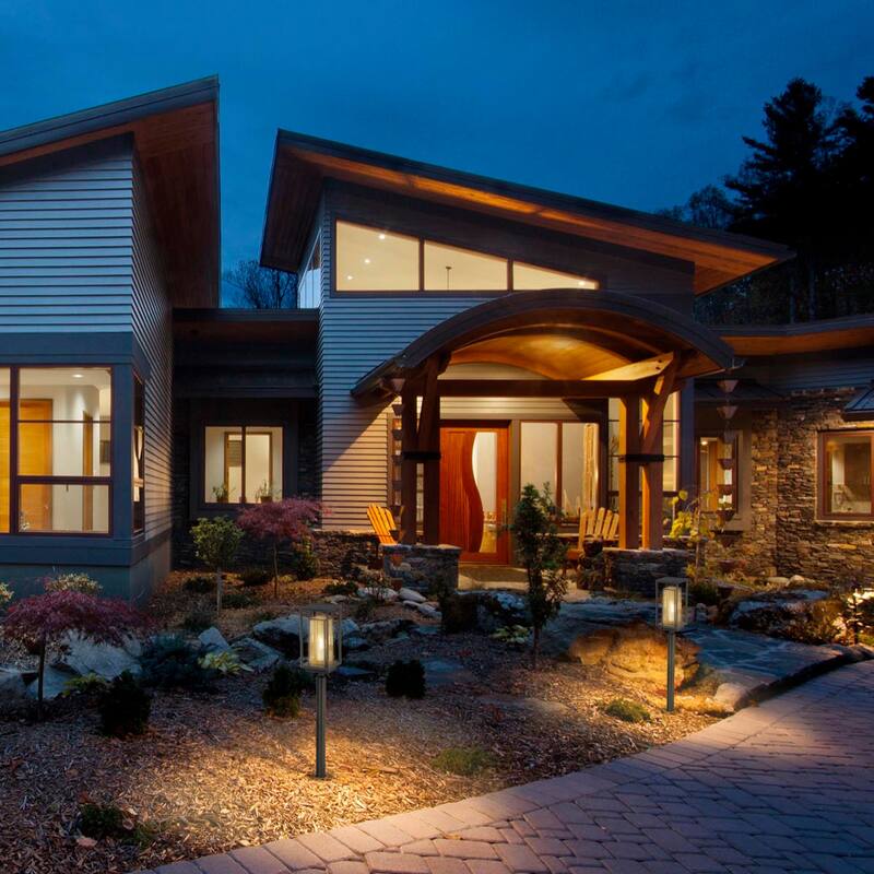 C Cattleya Black Solar LED Outdoor Path Lights