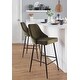 preview thumbnail 21 of 62, Silver Orchid Naldi Contemporary Black Counter Stool (Set of 2) - N/A