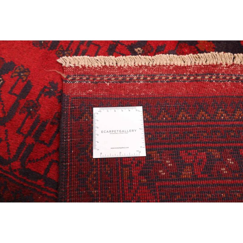 ECARPETGALLERY Hand-knotted Finest Khal Mohammadi Red Wool Rug - 9'11 x 12'10