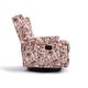 preview thumbnail 52 of 139, 29'' W Pattern Swivel Manual Push Back Recliner Chair Set of 2