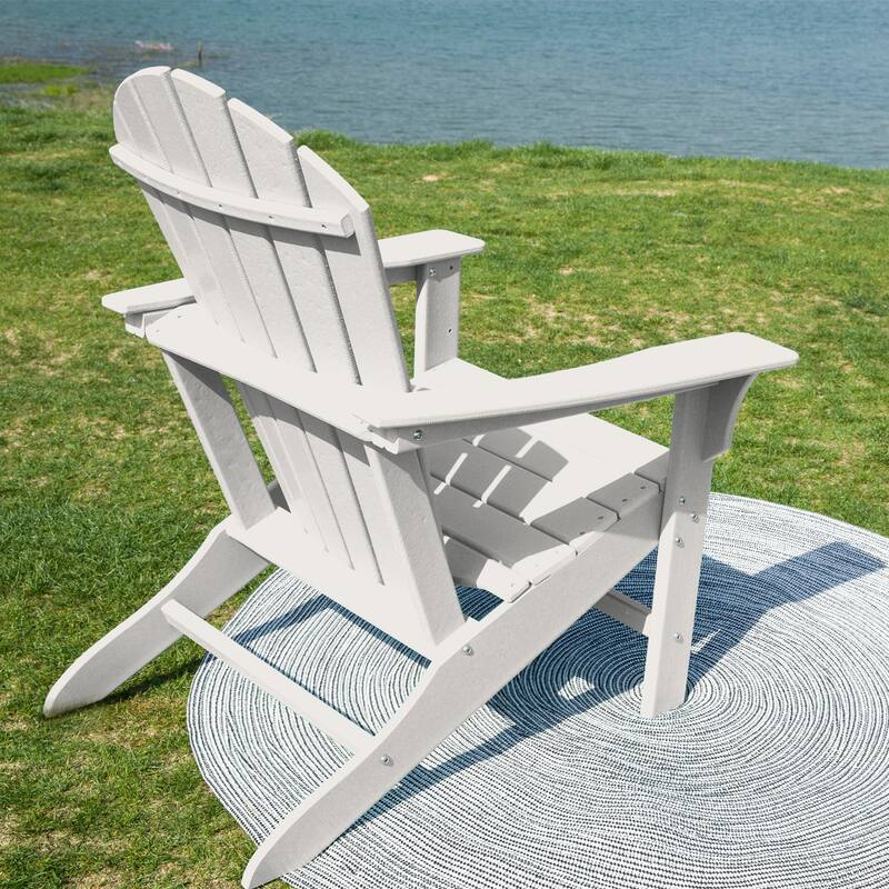 Recycled Plastic Modern Adirondack Chair,Outdoor Patio Chair