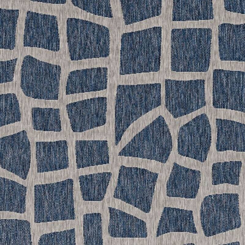 Alfix Artistic Abstract Weather Resistant Current & Stylish Outdoor Rug