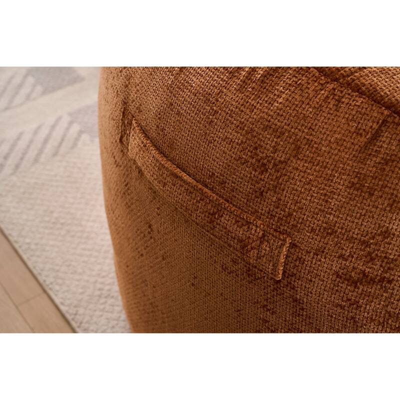 Foam Bean Bag Chairs for Adults/Teens with Filling,Bean Bag Lazy Sofa with Ultra Soft Chenille Cover, Bean Bag,Indoor & Outdoor
