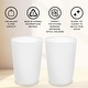 preview thumbnail 4 of 60, HOLD N’ STORAGE - Set of 2 Small Trash Can with Open Top for Compact and Tight Spaces – 1.58 Gallon Capacity