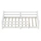 preview thumbnail 71 of 74, Montessori Solid Pine Floor Bed with Full-Length Safety Fence & Slatted Base by Harper&Bright Designs