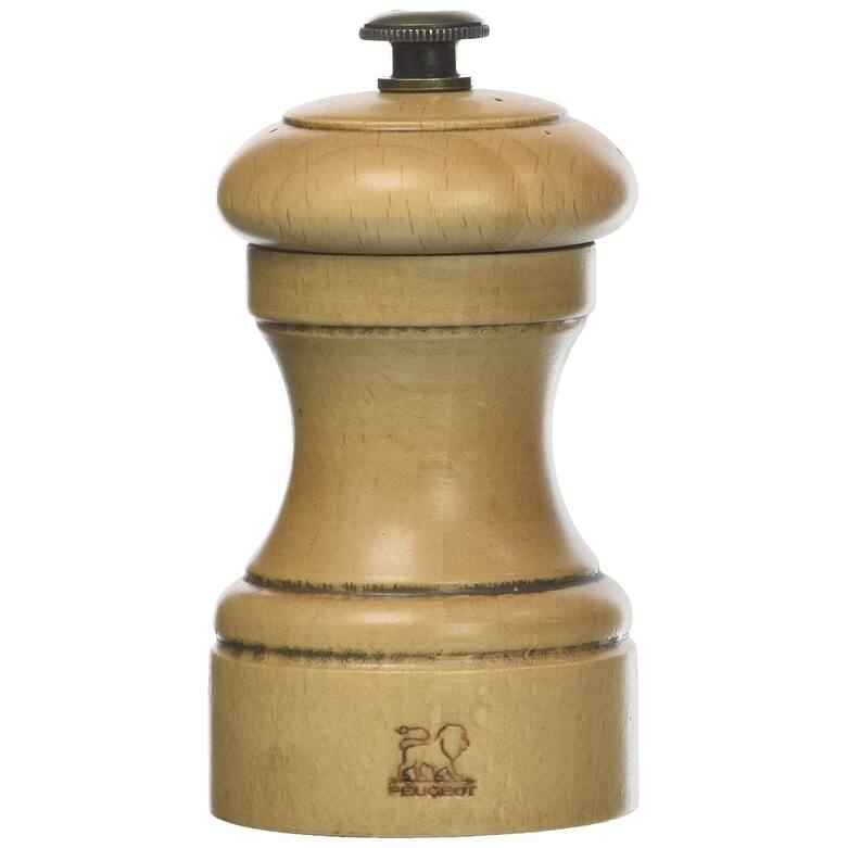 Peugeot Bistro Antique 4 Inch Pepper Mill, Beechwood