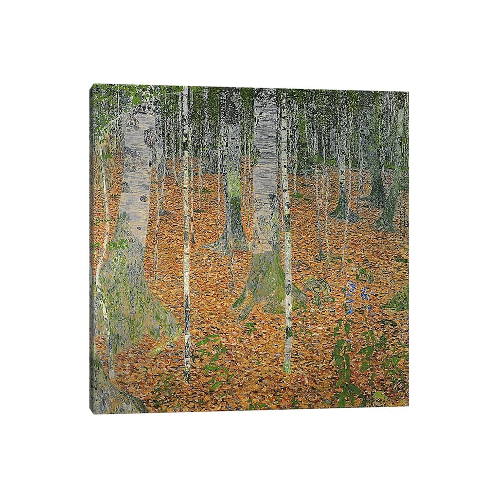 iCanvas 'The Birch Wood, 1903' by Gustav Klimt Canvas Print