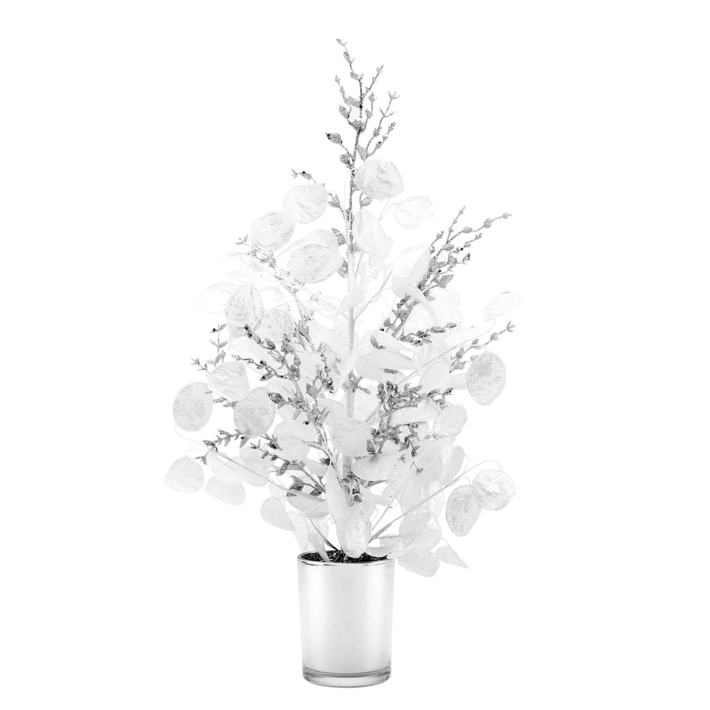 National Tree Company 26 in. Artificial Winter Frost White Christmas Tabletop Tree - 2 Foot