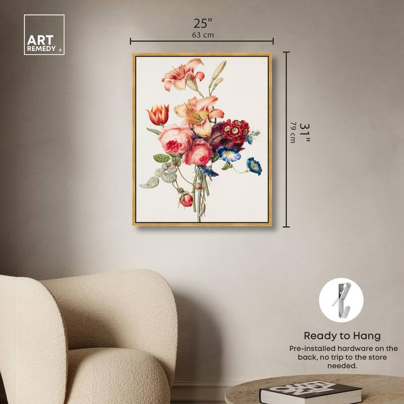 Bouquet 1820 Canvas by Art Remedy