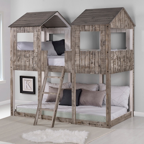 white pine bunk beds