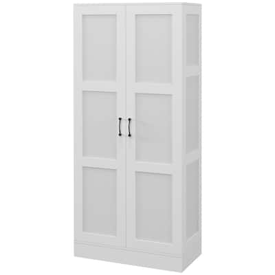 Pantry Cabinet with Movable Storage Shelvess
