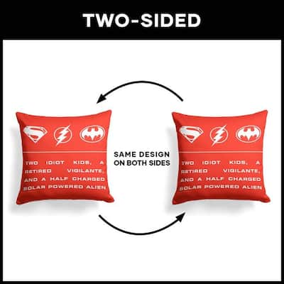 Warner Brothers The Flash Role Call 18 Inch Pillow