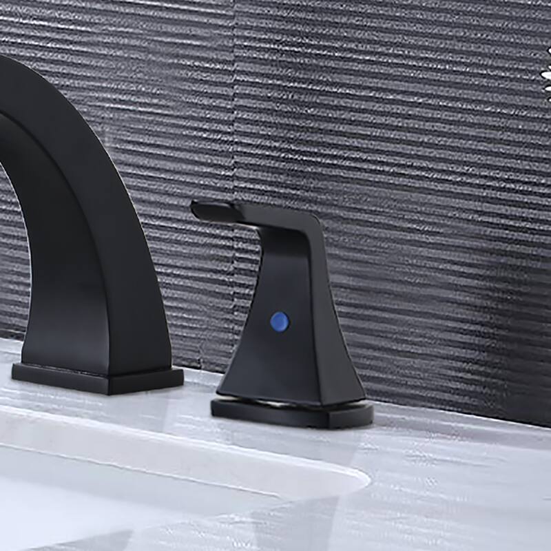Proox 2 Handles 8inch widespread Bathroom Sink Faucet w/ Pop Up Drain
