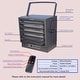 preview thumbnail 16 of 24, 4800/7500/8500/10000-Watt 240V Electric Garage Space Heater