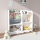 preview thumbnail 8 of 9, Kids Bookshelf and Toy Organizer, 3 Tier Bookshelf for Kids, Fabric Toddler Bookcase Book Shelf for Kids Rooms