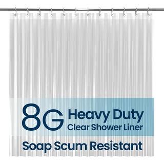 Bathroom Shower Curtain Liner Waterproof Plastic Premium Non-Toxic ...