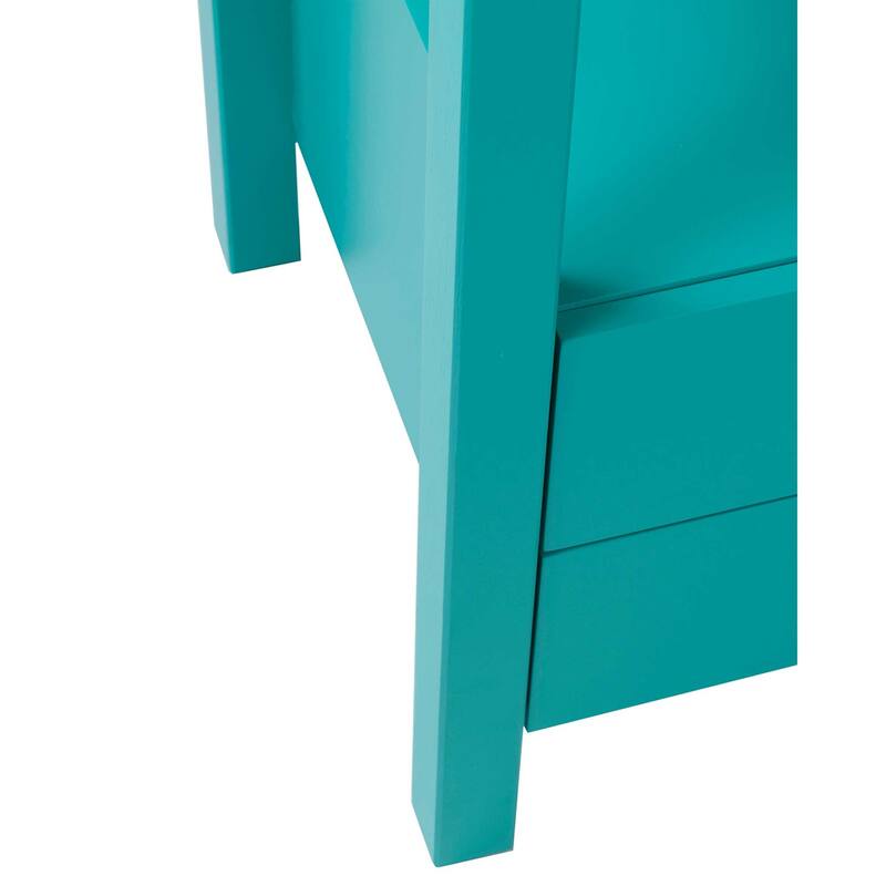 East at Main Painted Acacia Wooden End Table