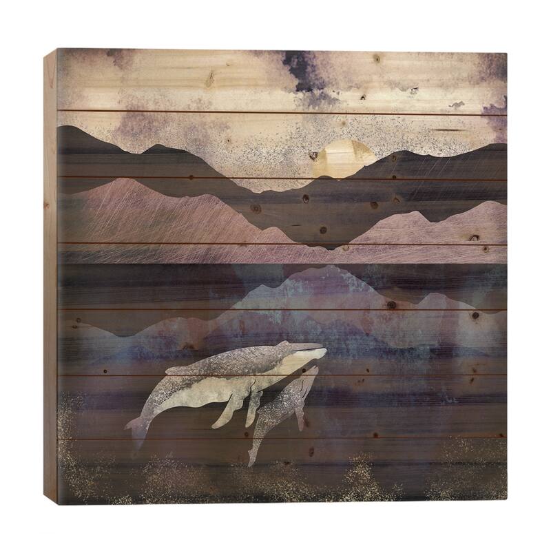 Bond I Print On Wood by SpaceFrog Designs - Multi-Color - 26x26x1.5