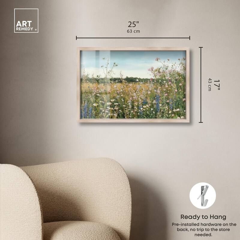 Glimmering Glade Garden II Shadowbox by Art Remedy