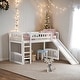 preview thumbnail 2 of 26, Stylish & Simple Twin size Loft Bed with Slide and Ladder, Maximized Space, Solid Construction & Versatility Galore