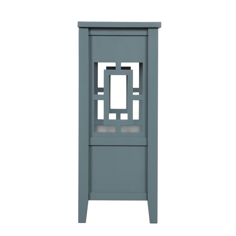 Blue Corner Table Dressing Table End Table Console Table