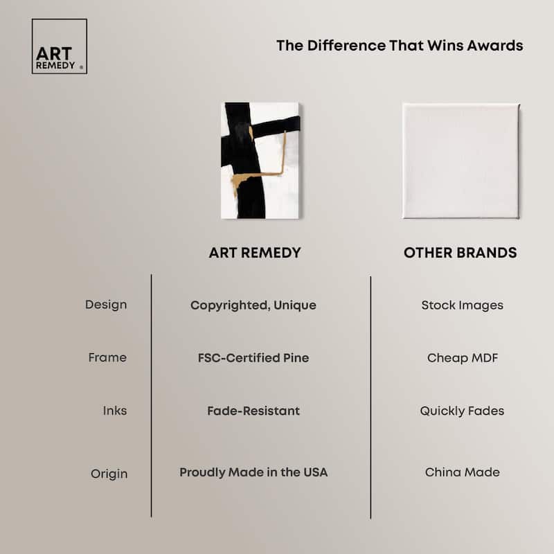 Dichotomy IV Canvas by Art Remedy, Gallery Wrapped