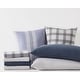 preview thumbnail 4 of 7, London Fog Solid and Printed Cotton Flannel Sheet Set Collection