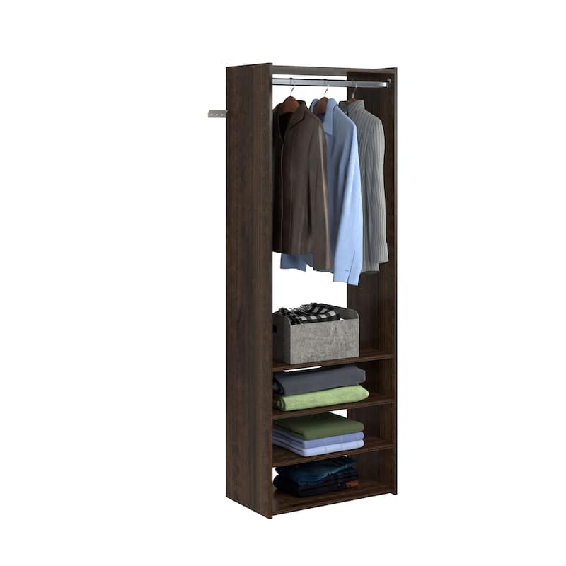 Easy Track Select Laminate Closet Tower Kit