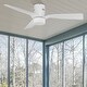preview thumbnail 3 of 12, Pollux 52-inch Indoor Smart Ceiling Fan, Dimmable LED Light Kit & Remote Works with Alexa/Google Home/Siri
