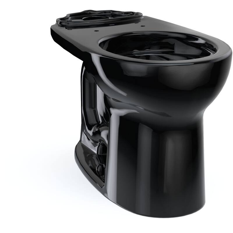 TOTO Drake Round Tornado Flush Toilet Bowl - Ebony
