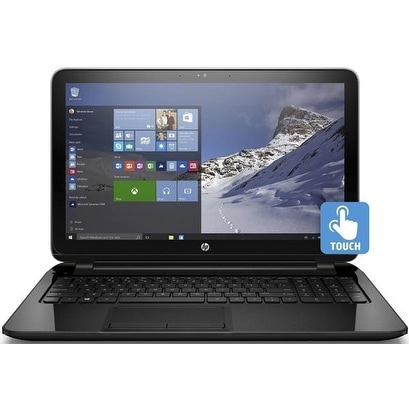 HP 15-f387wm 15.6 Touch AMD Quad-Core A8-7410 2.2GHz 4GB 500GB DVDRW Laptop (Refurbished)