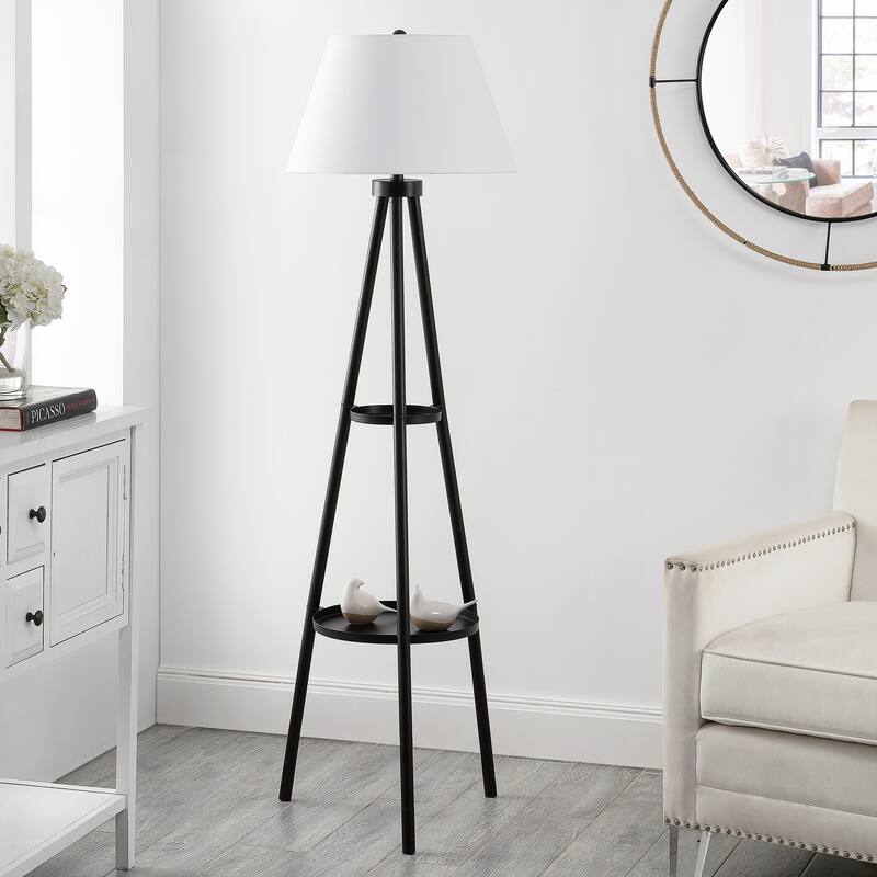 SAFAVIEH Lighting 63-inch Dorea Floor Lamp - 18" W x 18" D x 63" H