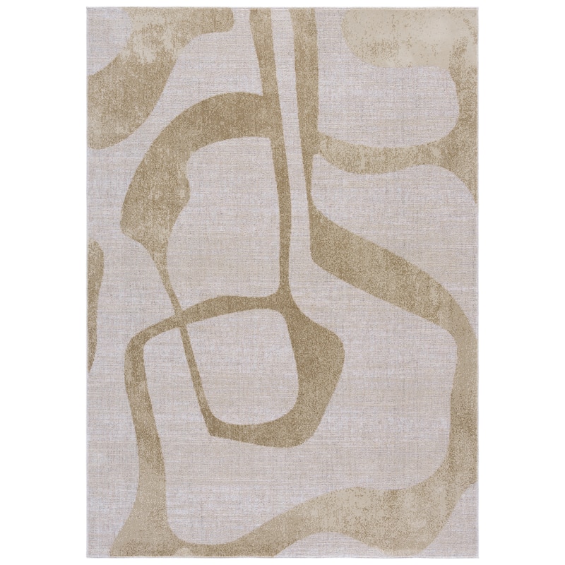 SAFAVIEH Marvel Izolda Modern Rug - Beige/Grey - 5'3" x 7'6"