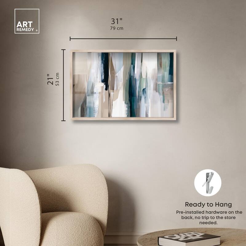 Color Columns Shadowbox by Art Remedy