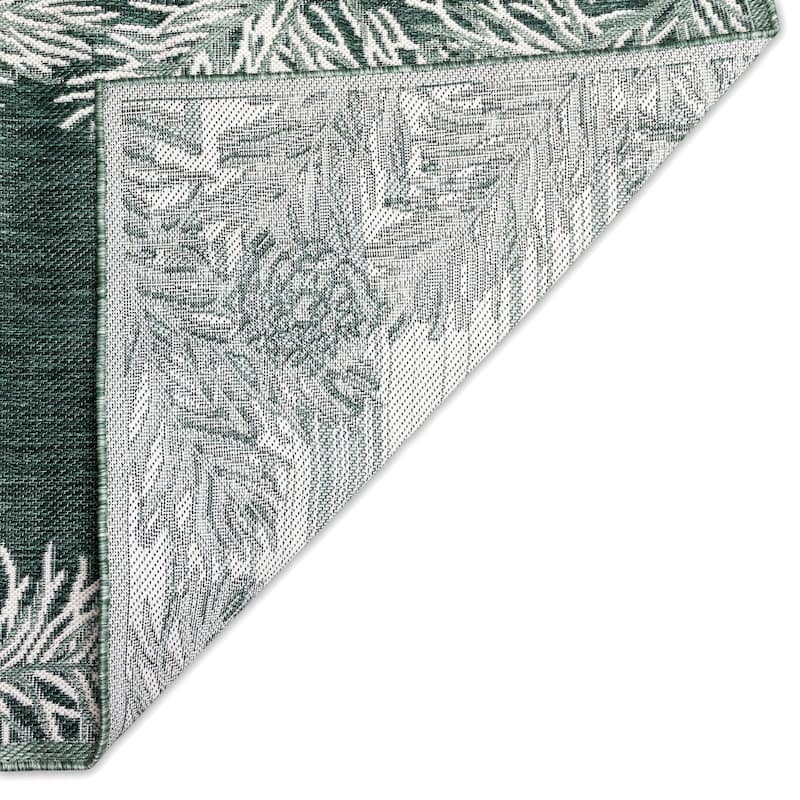 Liora Manne Malibu Pine Border Indoor/Outdoor Rug
