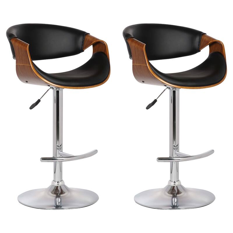 Butterfly 24" Adjustable Swivel Bar Stool