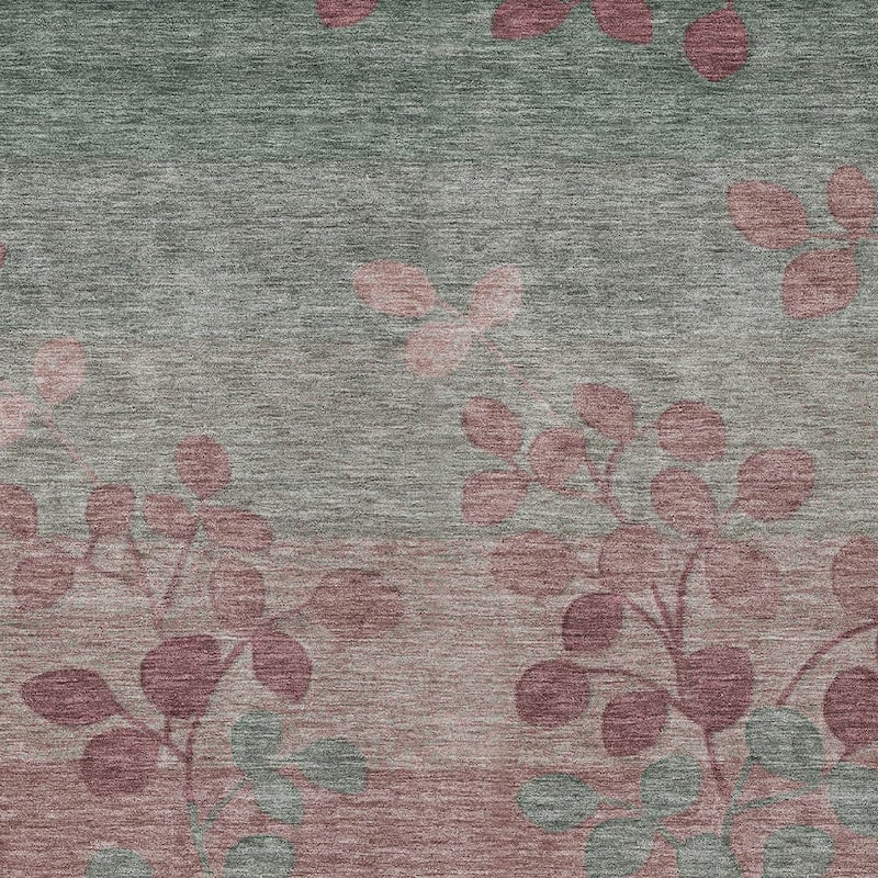 HomeRoots Floral Transitional Rectangle Outdoor Rug