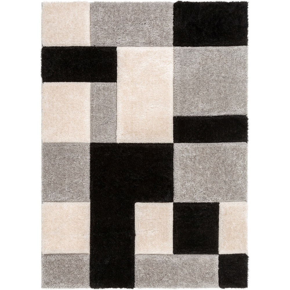 Well Woven San Francisco Escondido Geometric Shag Area Rug